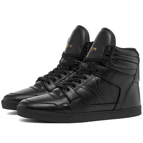 celine pull on sneaker black|celine high top sneakers.